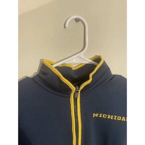 Nike Team Michigan Wolverines Quarter Zip Lightweight Pullover Men's M - Picture 3 of 10